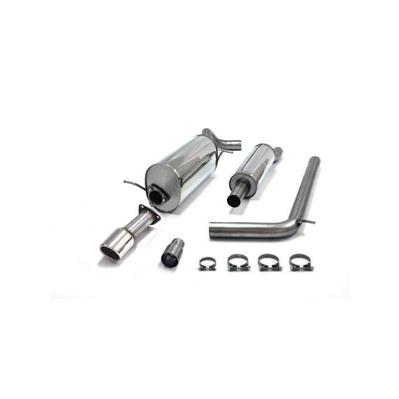 sistema di scarico 1x90mm per Audi A1 1.2TSI  8X (Cod. T-02AU020-9)