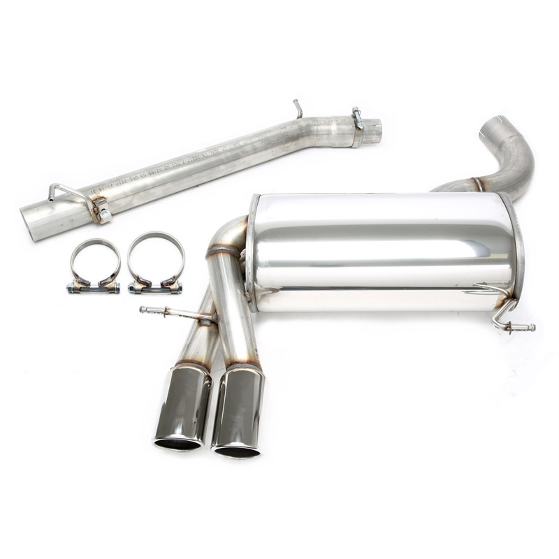 sistema di scarico 2x80mm per Audi A3 Quattro Sportback 1.8/2.0 TFSI  8P (Cod. T-02AU021-8)
