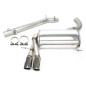 sistema di scarico 2x80mm per Audi A3 Quattro Sportback 1.8/2.0 TFSI  8P (Cod. T-02AU021-8)