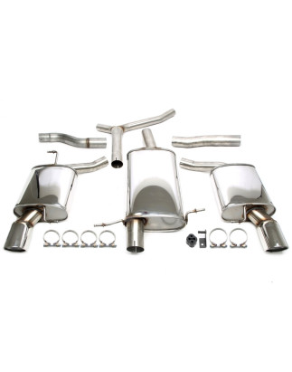 sistema di scarico  1x100mm  per Audi A4 berlina + Avant  8K-B8 / A5  8T-B8 / A5 Cabrio  8F-B8 (Cod.