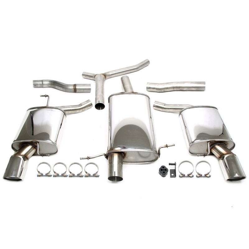 sistema di scarico  1x100mm  per Audi A4 berlina + Avant  8K-B8 / A5  8T-B8 / A5 Cabrio  8F-B8 (Cod.