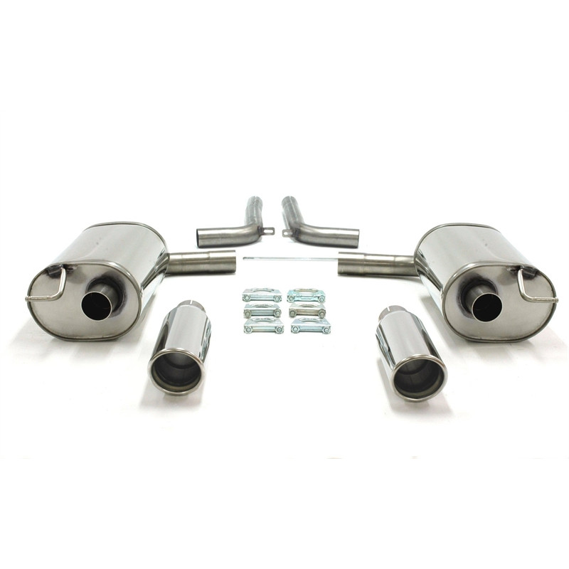 sistema di scarico  1x100mm per Audi A6 Quattro berlina + Avant  4F-C6 / A6 Allroad  4FH-C6 (Cod. T-