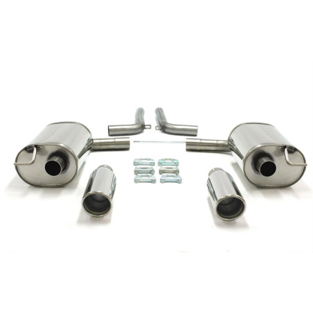 sistema di scarico  1x100mm per Audi A6 Quattro berlina + Avant  4F-C6 / A6 Allroad  4FH-C6 (Cod. T-