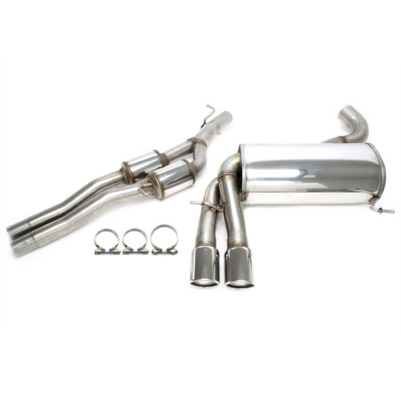sistema di scarico 2x80mm per Audi A3/RS3 Sportback 8P (Cod. T-02AU039-5)