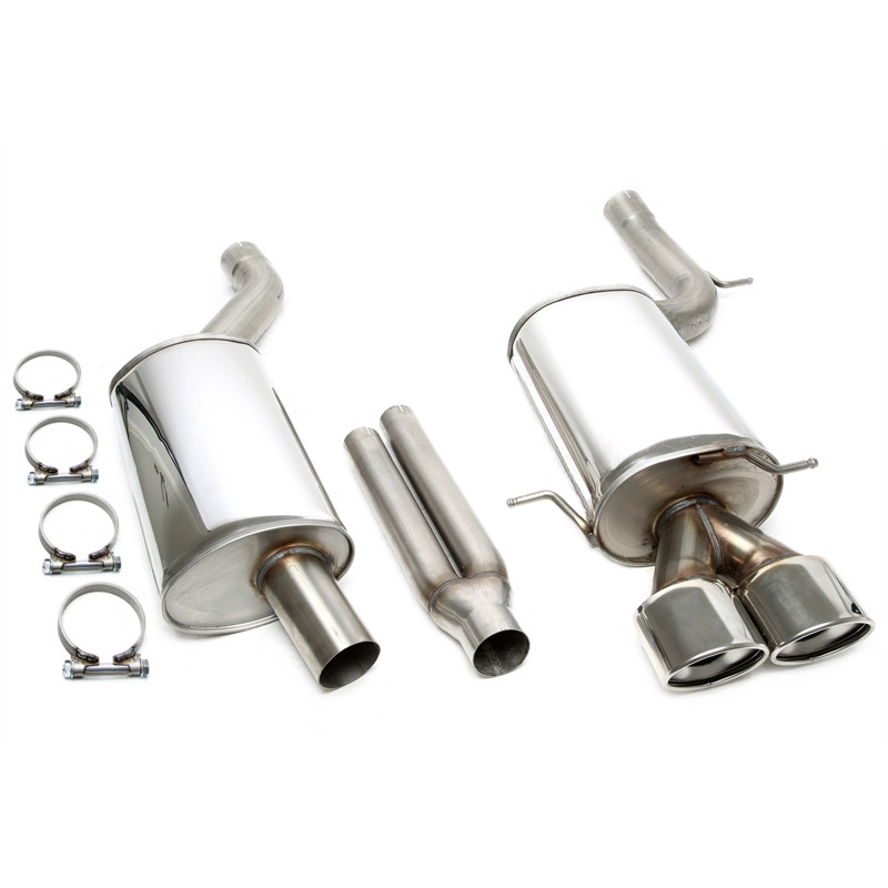 sistema di scarico 2x90x120mm per Audi A4/RS4 Quattro  8D-B5 (Cod. T-02AU040-25D)