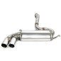 sistema di scarico 2x80mm per Audi Quattro  85, 90 Quattro  89Q, Coupe Quattro/S2  89Q (Cod. T-02AU0