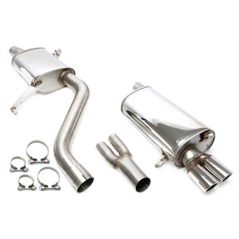 sistema di scarico 2x70mm per Audi 100 S4  C4-4A / A6-S6/S6 Plus  C4-4A (Cod. T-02AU044-15)