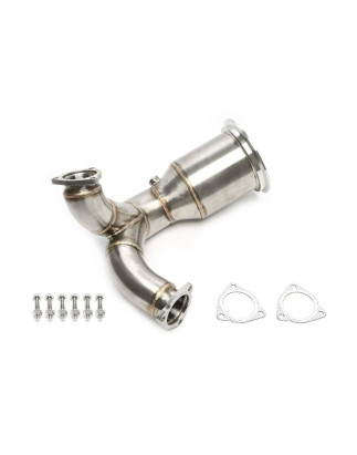 Downpipe tranne convertitore catalitico per Aud A4 S4, A5 S5,  W8-B9 (Cod. T-06AU013)