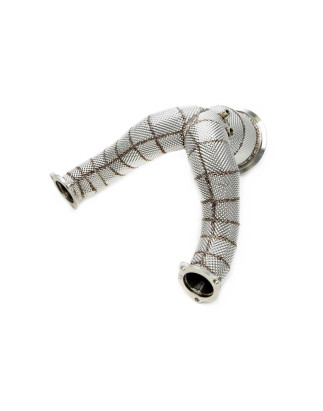 Downpipe con protezione termica tranne convertitore cataliticoper Audi A4-S, A5-S5  W8-B9S (Cod. T-0
