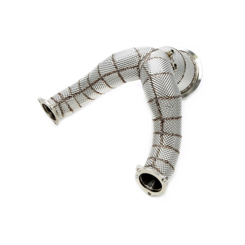 Downpipe con protezione termica tranne convertitore cataliticoper Audi A4-S, A5-S5  W8-B9S (Cod. T-0