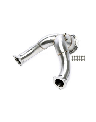 Downpipe con convertitore cataliticoper Audi A4-S4, A5-S5  W8-B9 (Cod. T-06AU016)
