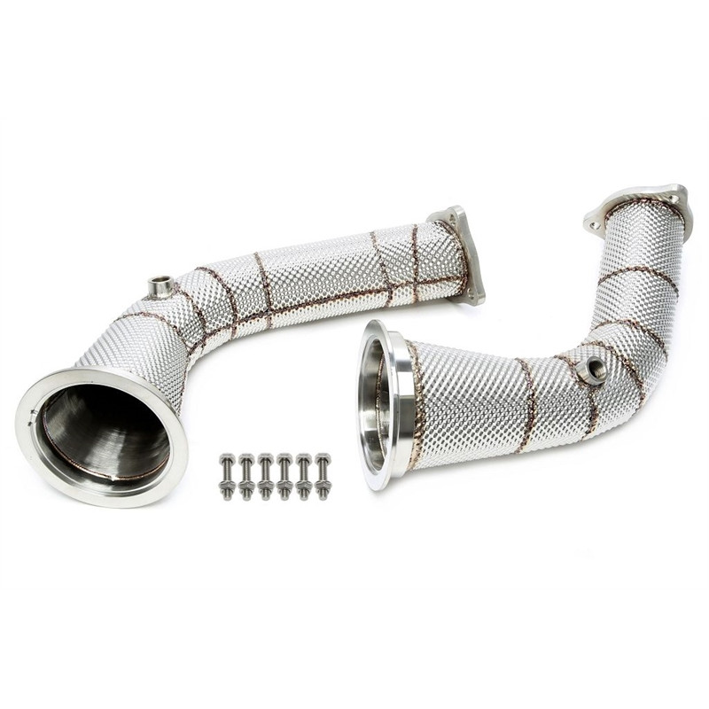 Downpipe con head shieldper Audi A4-RS4, A5-RS5  B9 (Cod. T-06AU019)