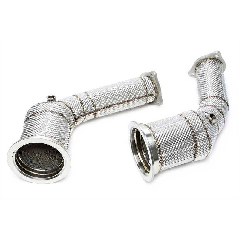 Downpipe con protezione termica and convertitore cataliticoper Audi A4-RS4, A5-RS5  B9 (Cod. T-06AU0