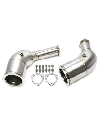 Downpipe con convertitore cataliticoper Audi A6-RS6 C8, A7 Sportback-RS7 (Cod. T-06AU024)
