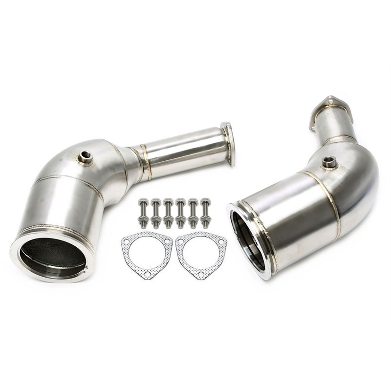 Downpipe con convertitore cataliticoper Audi A6-RS6 C8, A7 Sportback-RS7 (Cod. T-06AU024)