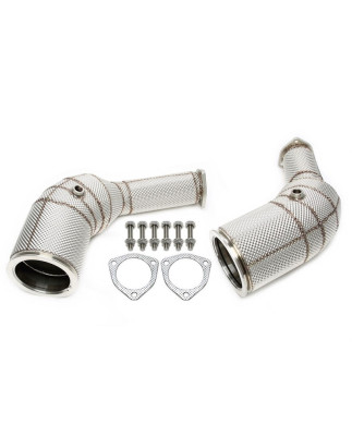Downpipe con protezione termica and convertitore cataliticoper Audi A6-RS6 C8, A7 Sportback-RS7 (Cod