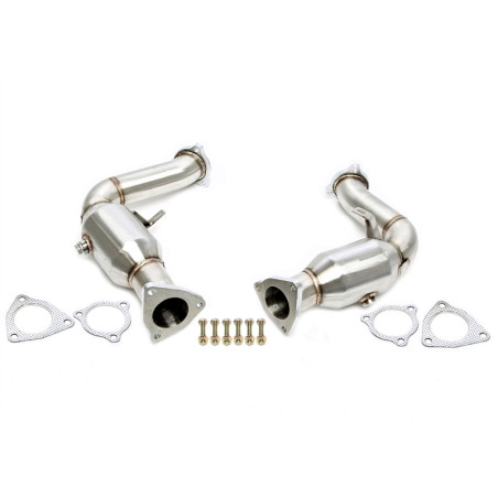 Downpipe con catalyst per Audi A4/S4 (B8), A5/S (B8), A6 (C7), A8 (D4), Q5 (8R) (Cod. T-06AU026)