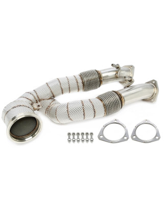 Downpipe con protezione termica and convertitore cataliticoper Audi TT-RS 8J, A3 Sportback RS3 8P...