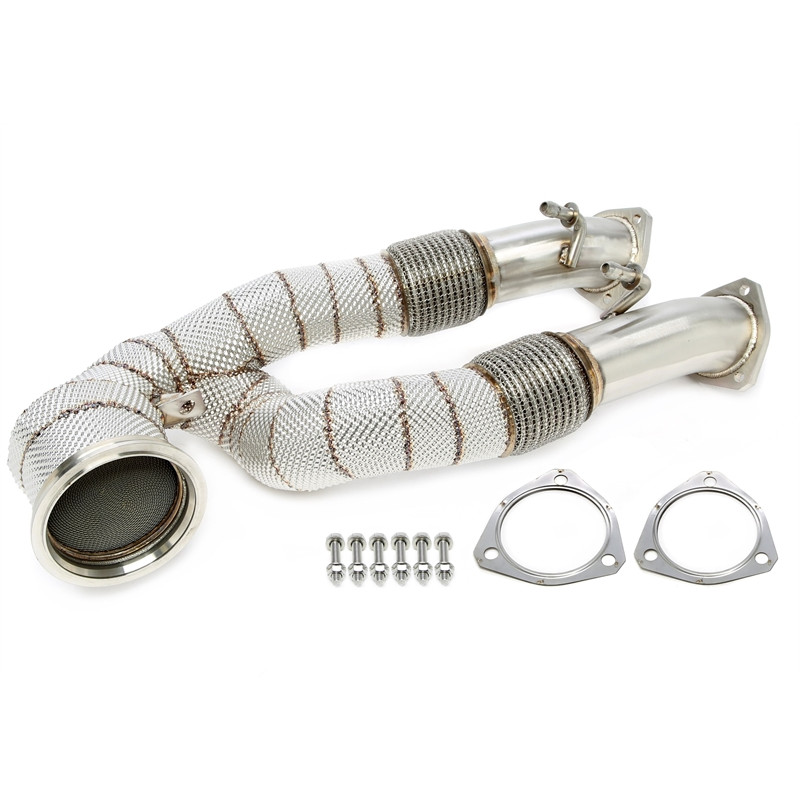 Downpipe con protezione termica and convertitore cataliticoper Audi TT-RS 8J, A3 Sportback RS3 8P...