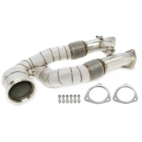Downpipe con protezione termica and convertitore cataliticoper Audi TT-RS 8J, A3 Sportback RS3 8P...