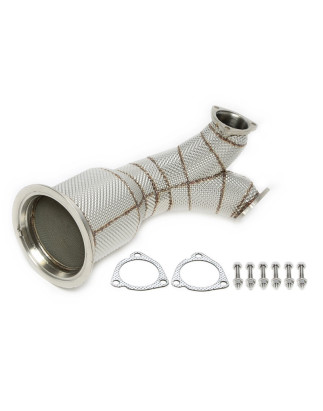 Downpipe con protezione termica and convertitore cataliticoper Audi SQ5 3.0l TFSI V6 Turbo  FY_ (Cod