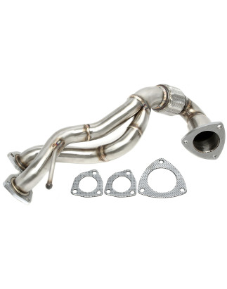 Downpipe con flextube before Y-Pipeper Audi TT  8N (Cod. T-06AU042)