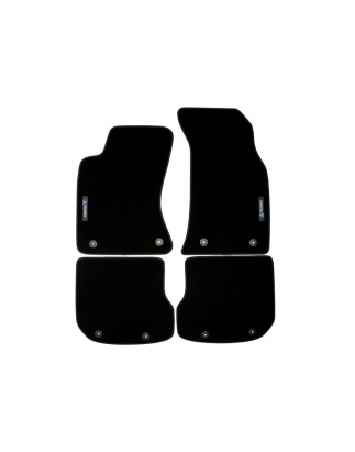 Set tappeti per auto con Logoper Audi A4  B5 (Cod. T-34AU02)