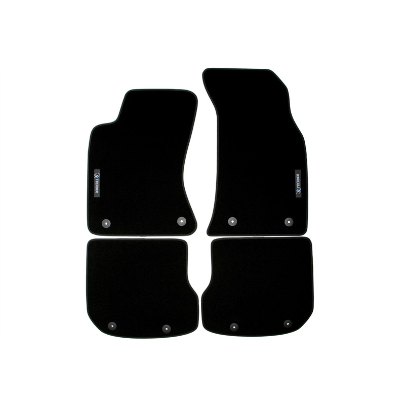 Set tappeti per auto con Logoper Audi A4  B5 (Cod. T-34AU02)