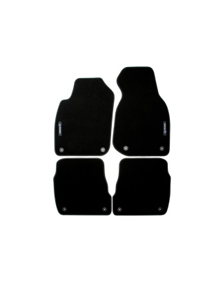 Set tappeti per auto con Logo per Audi A6  4B (Cod. T-34AU03)