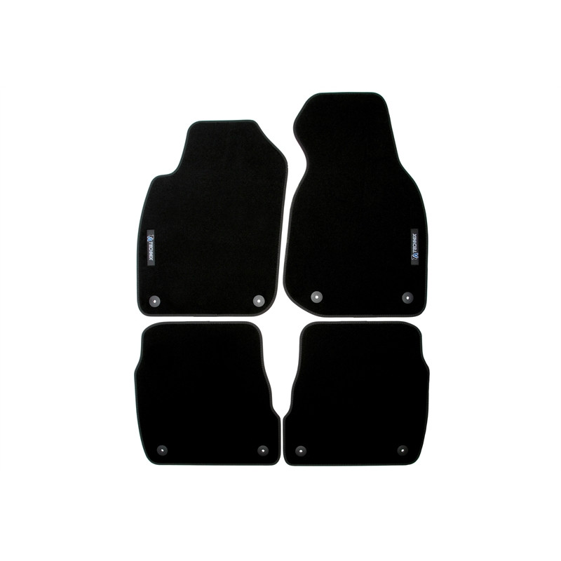 Set tappeti per auto con Logo per Audi A6  4B (Cod. T-34AU03)