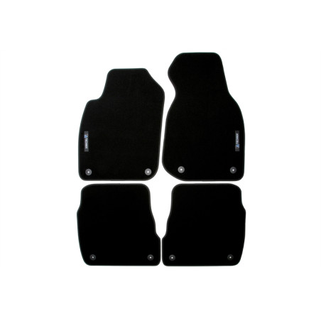 Set tappeti per auto con Logo per Audi A6  4B (Cod. T-34AU03)