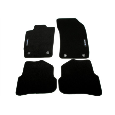 Set tappeti per auto con Logo per Audi A1  8X (Cod. T-34AU04)