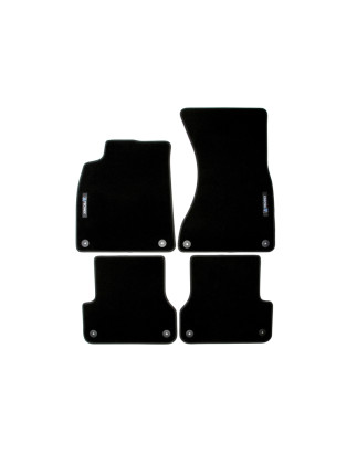 Set tappeti per auto con Logo per Audi A6  4G, A7  4G (Cod. T-34AU06)