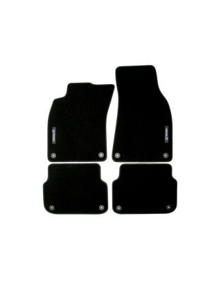 Set tappeti per auto con Logoper Audi A6  4F 04-06 (Cod. T-34AU08)