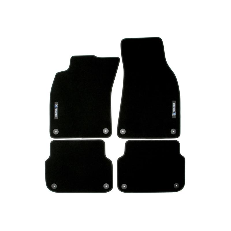 Set tappeti per auto con Logoper Audi A6  4F 04-06 (Cod. T-34AU08)