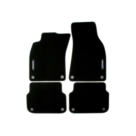 Set tappeti per auto con Logoper Audi A6  4F 04-06 (Cod. T-34AU08)