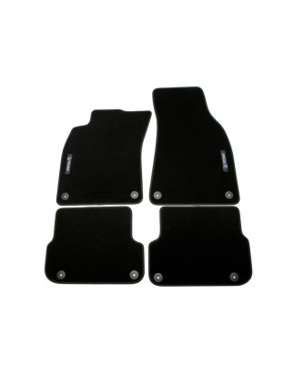 Set tappeti per auto con Logoper Audi A6  4F 06-11 (Cod. T-34AU09)