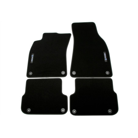 Set tappeti per auto con Logoper Audi A6  4F 06-11 (Cod. T-34AU09)