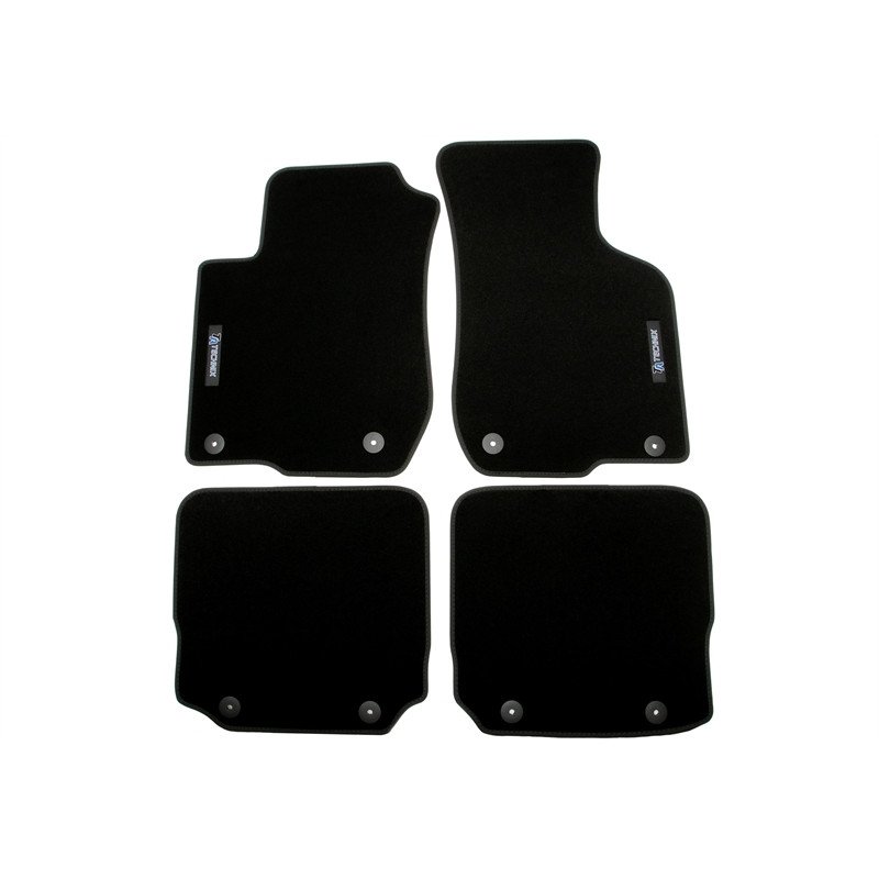 Set tappeti per auto con Logo per Audi A3  8L (Cod. T-34AU10)