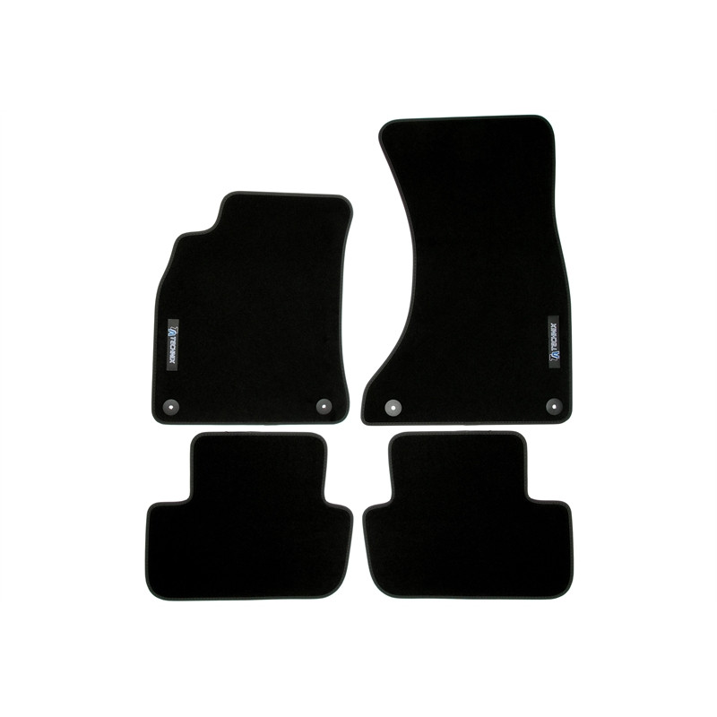 Set tappeti per auto con Logo per Audi A5 Sportback  8T (Cod. T-34AU13)