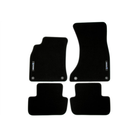 Set tappeti per auto con Logo per Audi A5 Sportback  8T (Cod. T-34AU13)