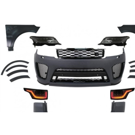 Kit Estetico Range Rover Sport 2013-2017 Look 2018 SVR (Cod. E-TCLR040)