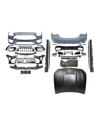 Kit Estetico Mercedes W206 4 Porte Look AMG C63 (Cod. E-TCM0361036803920412)