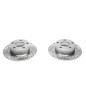 set dischi freno sportivi  post. per Audi 100/200/Quattro (Cod. T-EVOBS1246P)
