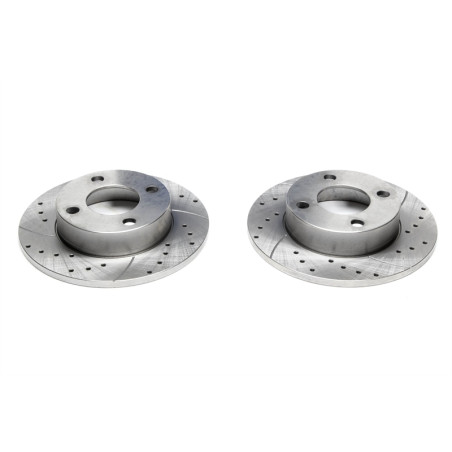 set dischi freno sportivi  post. per Audi 100 44Q 1.8l Quattro (Cod. T-EVOBS1620P)