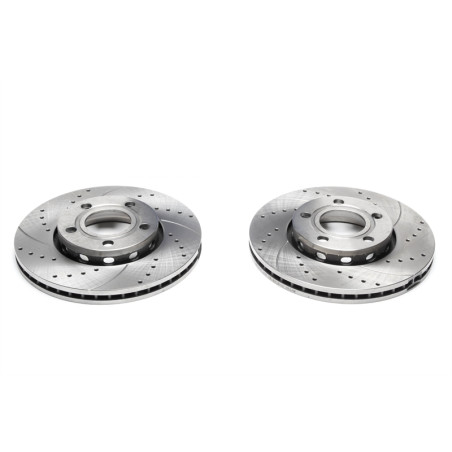 set dischi freno sportivi  ant. per Audi 100/200 44, Audi Quattro 85 (Cod. T-EVOBS20301P)