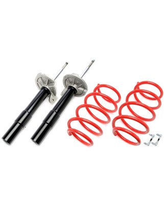 sospensioni sportive  ant. 30mm +biellette  post. (Airmatic) per BMW 7 serie berlina E65 (Cod. T-*EV