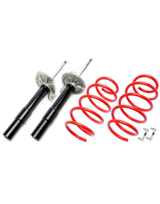 sospensioni sportive  ant. 30mm +biellette  post. (Airmatic)per BMW 7 serie berlina E65 (Cod. T-*EVO