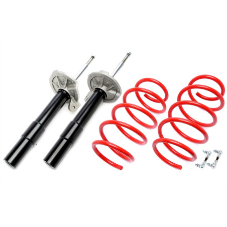 sospensioni sportive  ant. 30mm +biellette  post. (Airmatic)per BMW 7 serie berlina E65 (Cod. T-*EVO